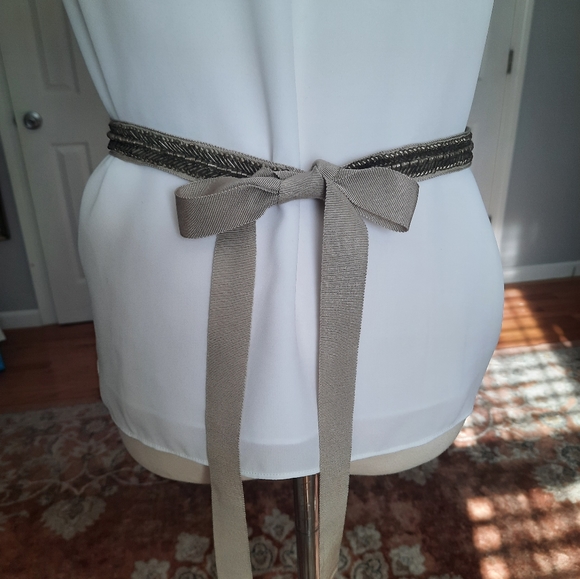 JCREW embroidered ribbon belt sash - Picture 6 of 7